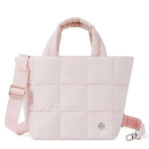 WESTBRONCO Small Puffer Bag Quilted Crossbody Bag in Pink - NWT